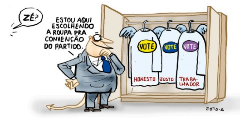 Charge do Jota A publicada em 27/07/2026 no Jornal O Dia
