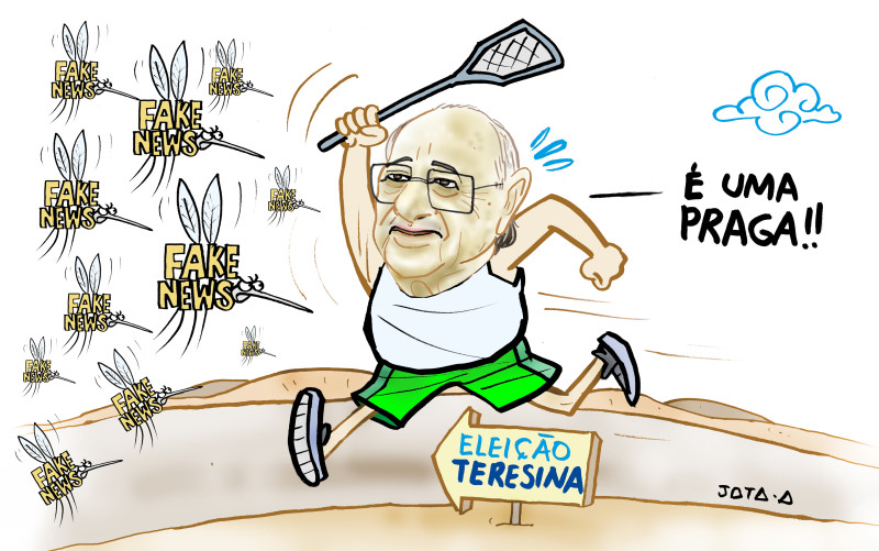 Charge do Jota A publicada em 27/09/2024 no Jornal O Dia