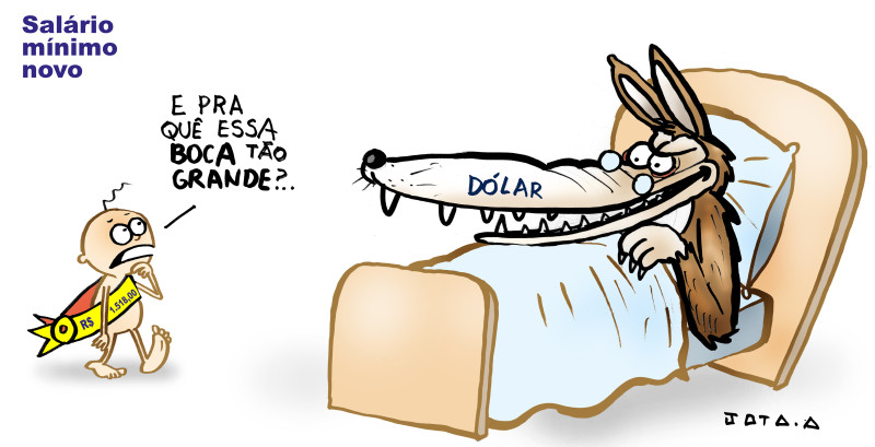 Charge do Jota A publicada em 28/12/2024 no Jornal O Dia