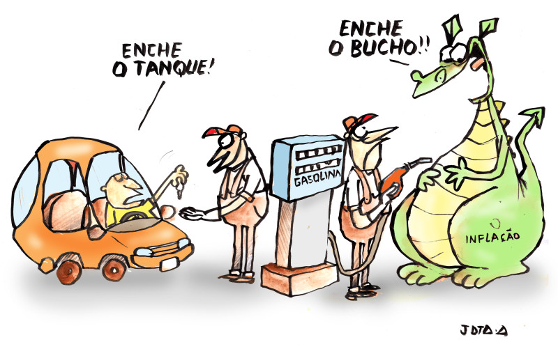 Charge do Jota A publicada em 29/05/2024