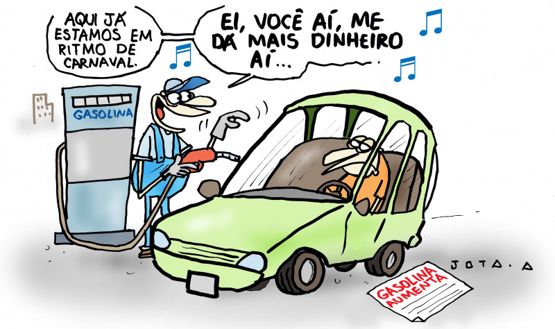 Charge do Jota A publicada em 03/02/2024 no Jornal O Dia