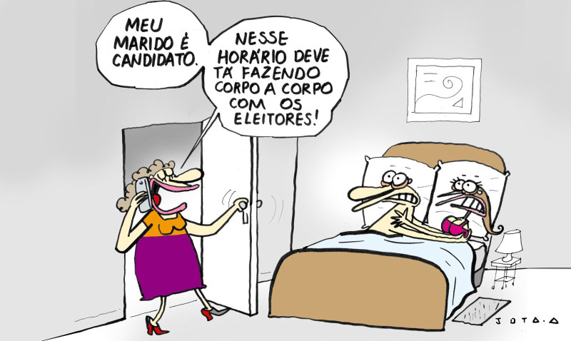 Charge do Jota A publicada em 03/10/2024