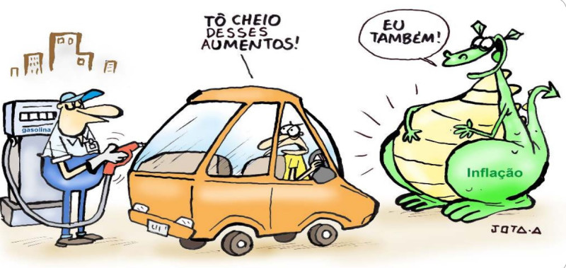 Charge do Jota A publicada em 30/01/2025 no Jornal O Dia