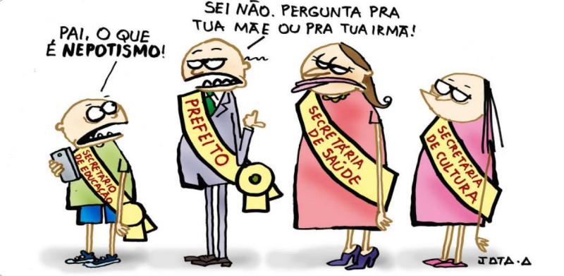 Charge do Jota A publicada em 31/01/2025 no Jornal O Dia