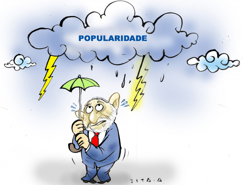 Charge do Jota A publicada em 04/04/2024 no Jornal O Dia