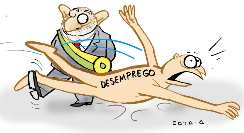 Charge do Jota A publicada em 04/11/2024 no Jornal O Dia