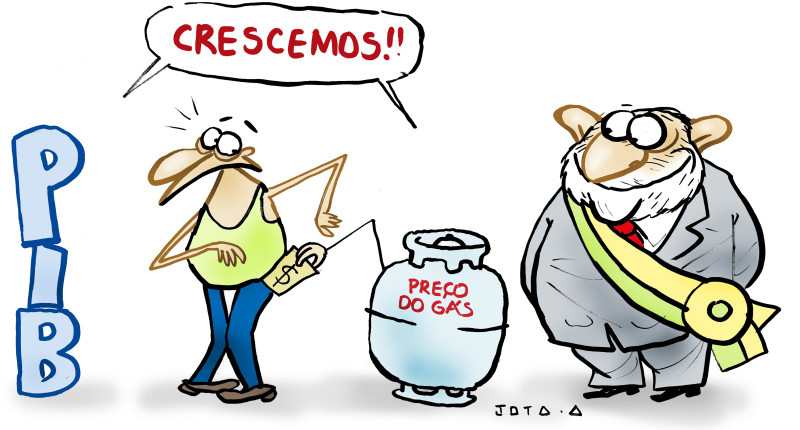 Charge do Jota A publicada em 04/09/2024 no Jornal O Dia