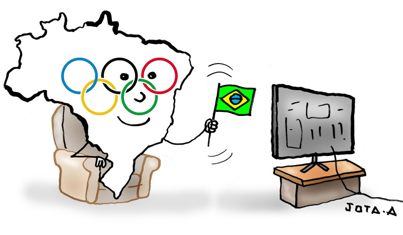 Charge do Jota A publicada em 05/08/2024 no Jornal O Dia