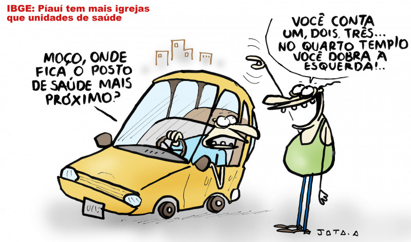 Charge do Jota A publicada em 05/02/2024 no Jornal O Dia
