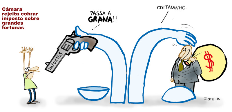 Charge do Jota A publicada em 05/11/2024