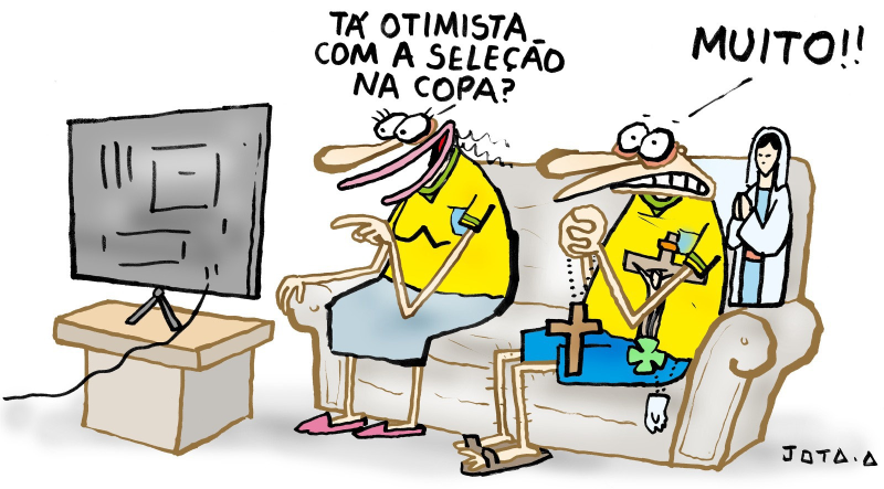 Charge do Jota A publicada em 08/06/2026