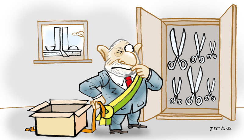 Charge do Jota A publicada em 08/11/2024 no Jornal O Dia