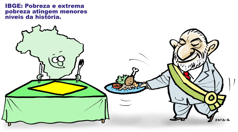 Charge do Jota A publicada em 09/12/2024 no Jornal O Dia