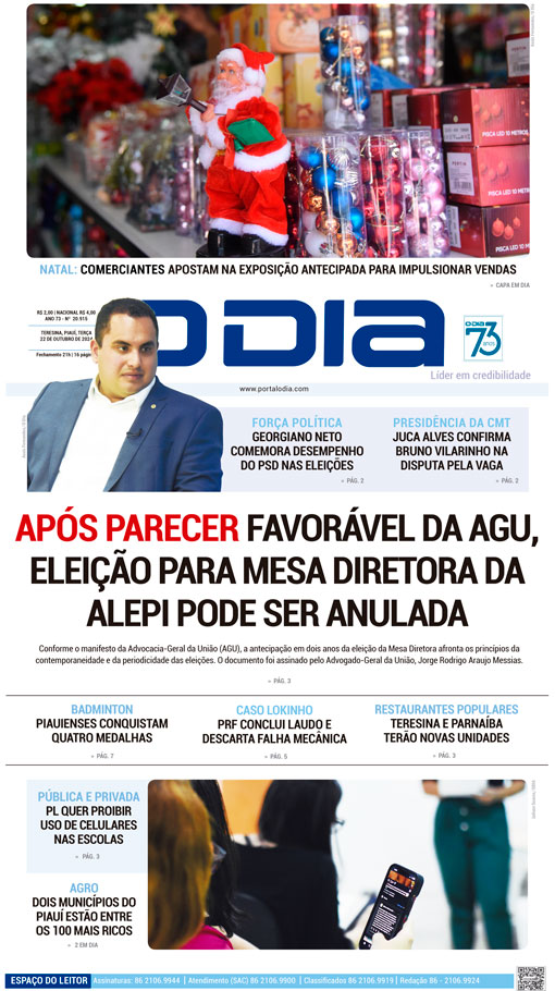 Jornal O Dia - Terça-feira, 22 de outubro de 2024