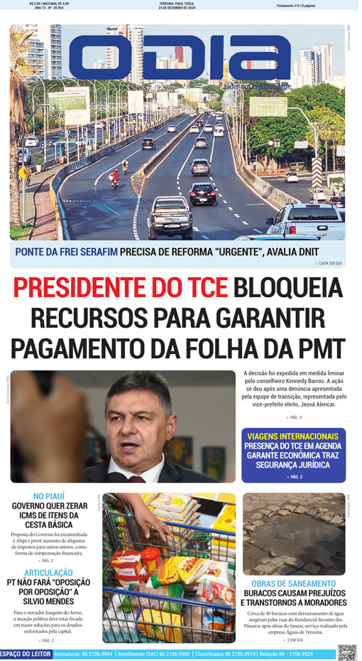 Jornal O Dia - Terça-feira, 24 de dezembro de 2024