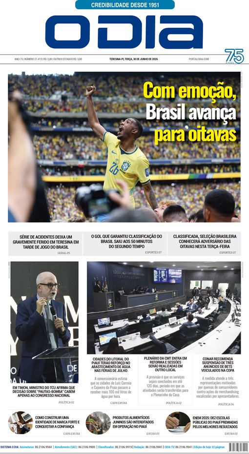 Jornal O Dia - Terça-feira, 30 de junho de 2026