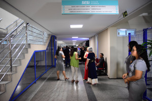 Inauguração da nova escola do Sesi em Teresina