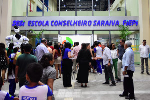 Inauguração da nova escola do Sesi em Teresina