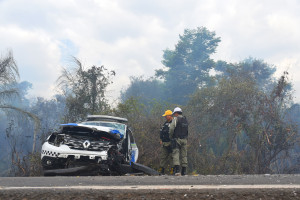 Acidente com viatura da PM em rodoanel de Teresina