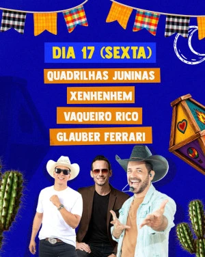 Confira a programação do XXIV Festival de Folguedos de União, que terá Noda de Caju e Glauber Ferrari