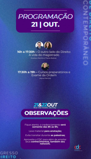 1° Congresso de Direito Contemporâneo em Teresina