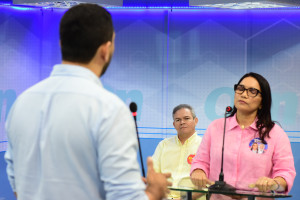 Debate com os candidatos à prefeitura de Timon