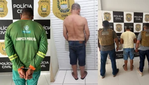 Operações prendem 10 procurados por estupro, homicídio e roubo no Piauí