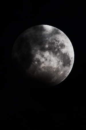 Eclipse lunar parcial em Teresina