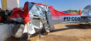 Avião de pequeno porte com médico Jacinto Lay cai na zona Sul de Teresina