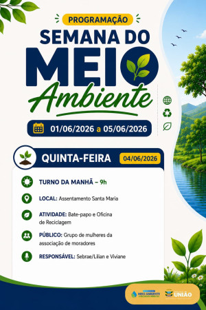 Prefeitura de União promove Semana do Meio Ambiente com ampla programação educativa