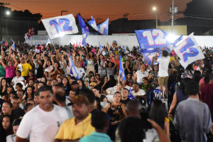 Evento de oficialização da candidatura de Dinair Veloso a prefeitura de Timon