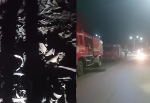 Incêndio destrói loja de peças para motos em Simplício Mendes; causas serão investigadas